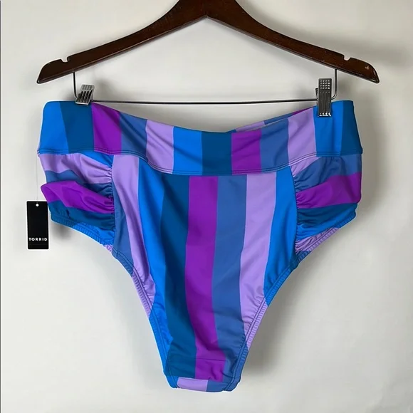 NWT Torrid Blue and Purple Bikini Swimwear 2 Piece - Picture 6 of 15